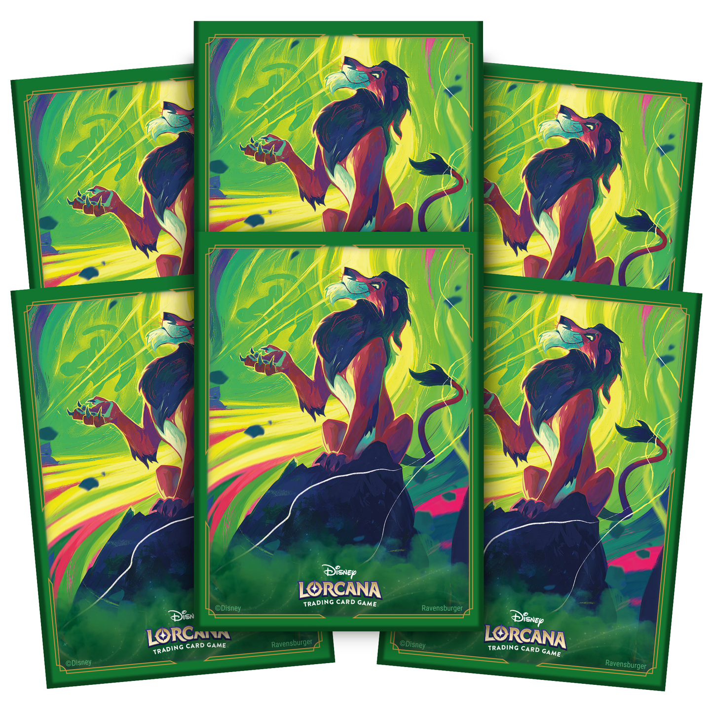 Disney Lorcana - Set 6 La Mer Azurite - Protège Cartes Scar