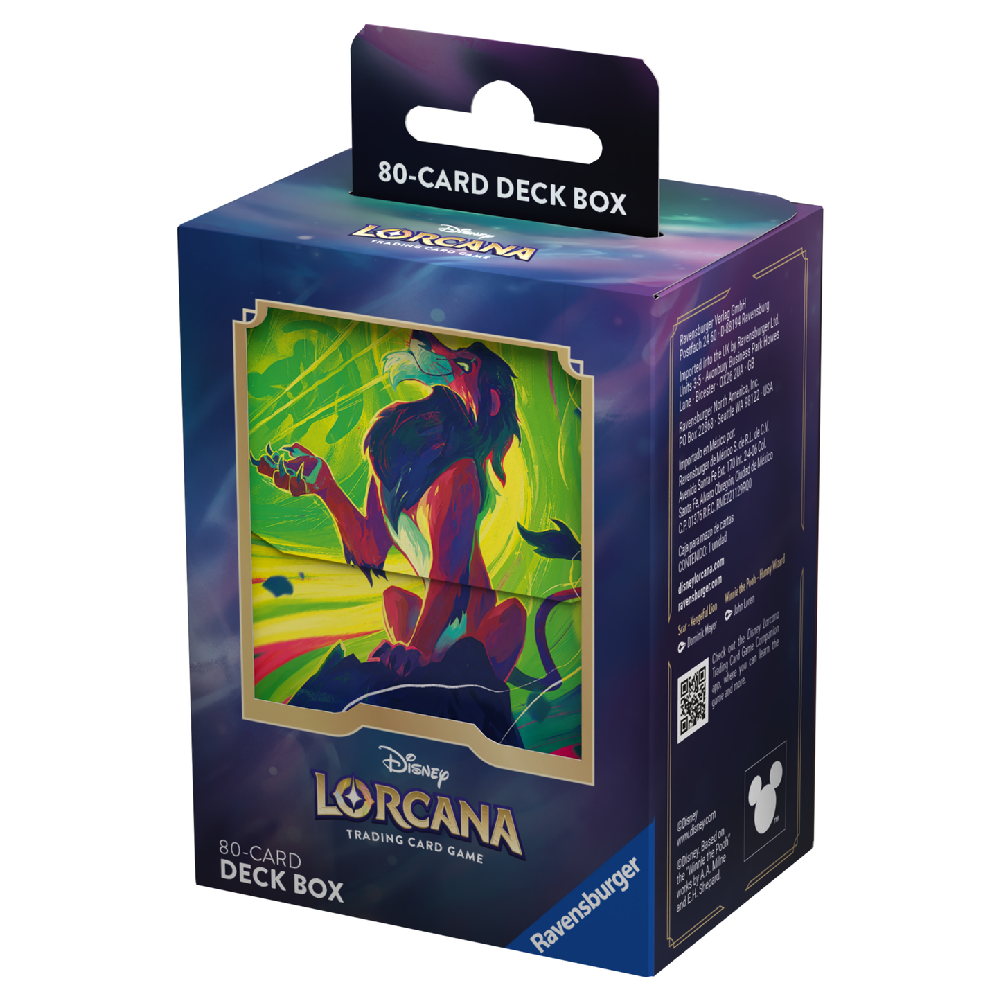 Disney Lorcana - Set 6 La Mer Azurite - Boîte de Rangement Scar