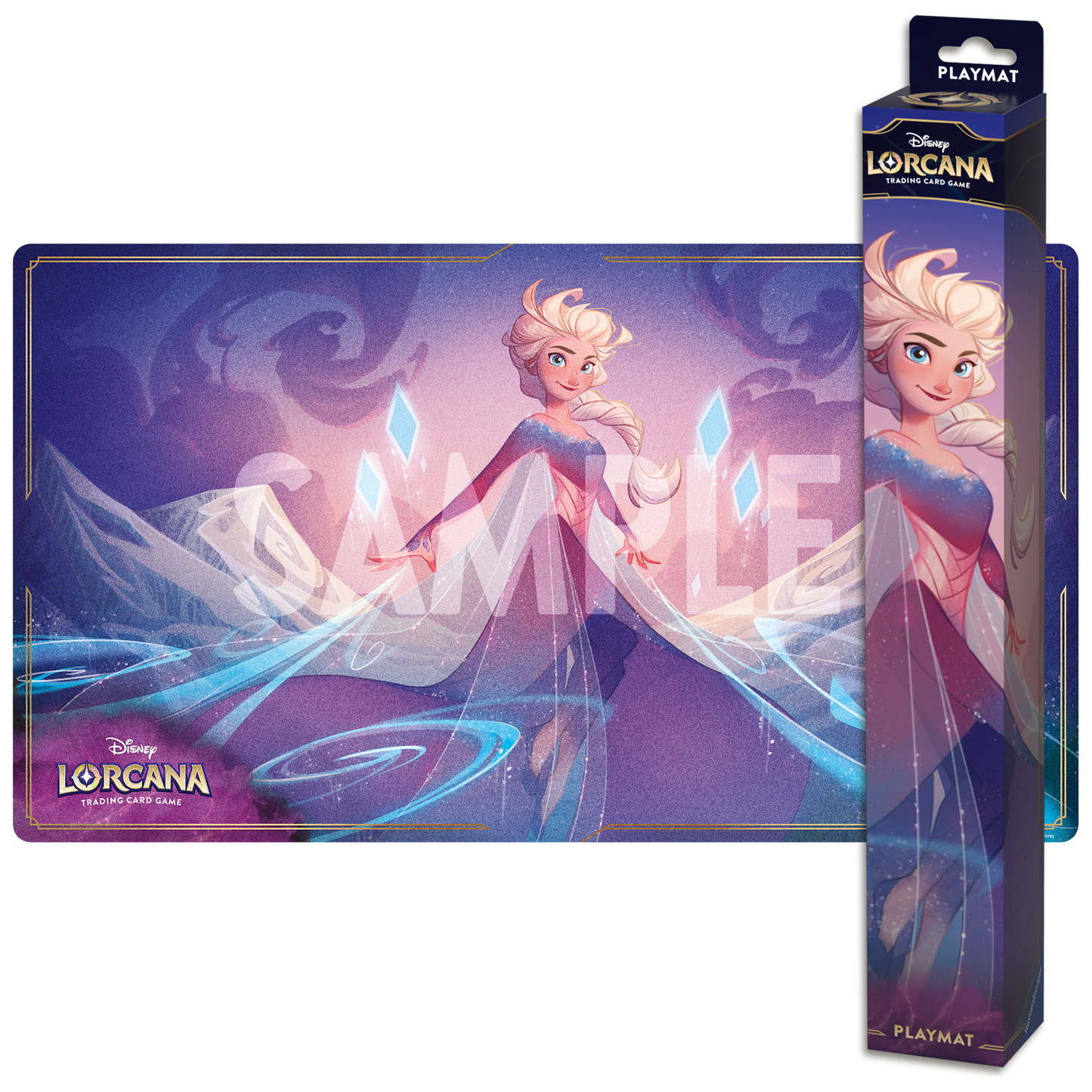 Disney Lorcana - Set 6 La Mer Azurite - Tapis De Jeu Elsa (Playmat)