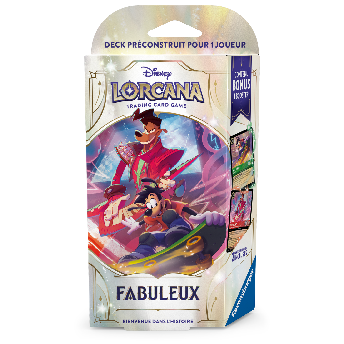 Disney Lorcana - Chapitre 9 - Fabuleux - Starter Deck A - Powerline et Max