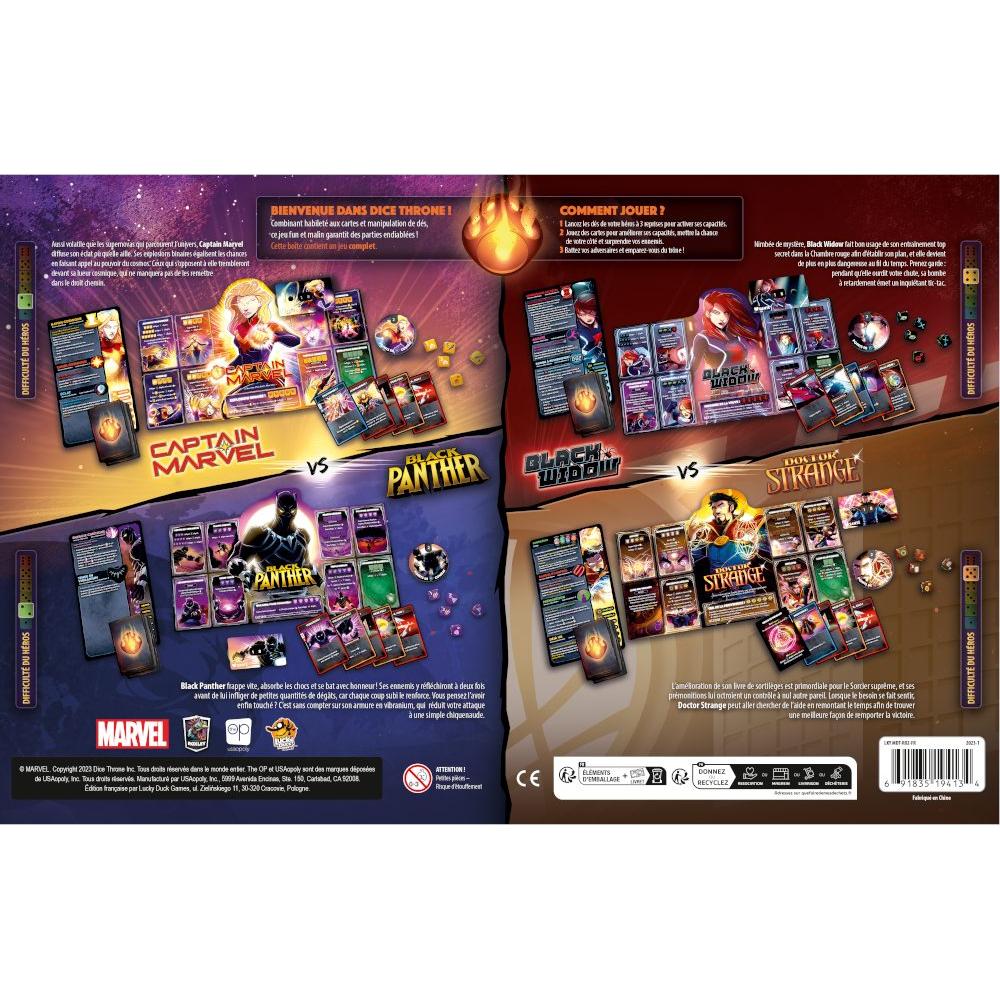 jeu dice throne marvel