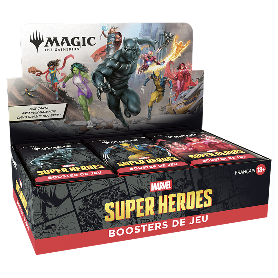 display marvel super heroes Magic