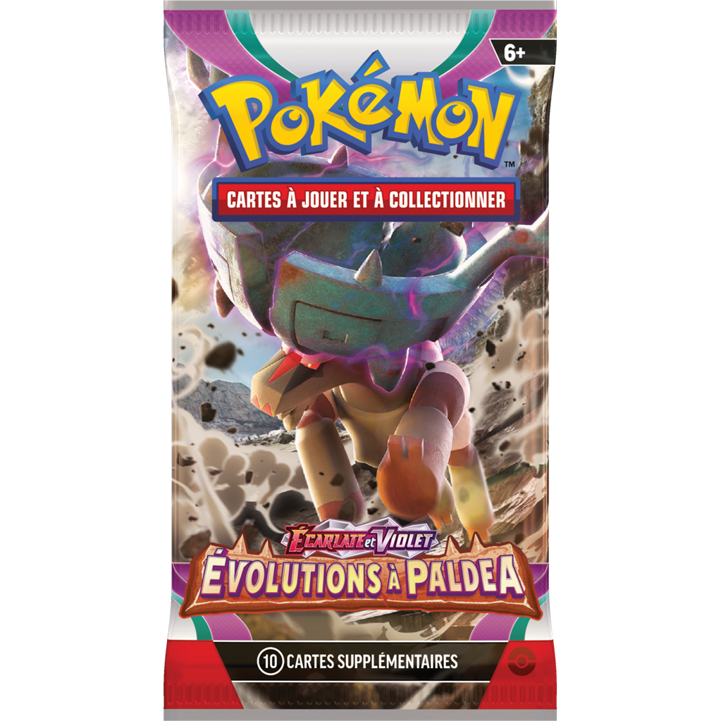 booster EV02 pokémon évolutions à paldéa