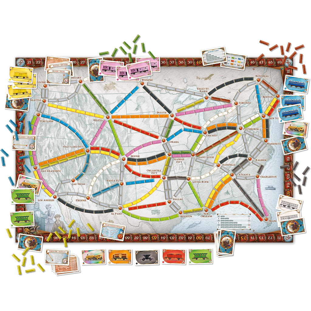 jeu de société les aventuriers du rail