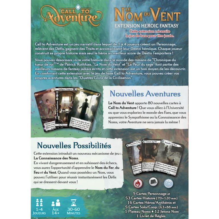 call to adventure le nom du vent