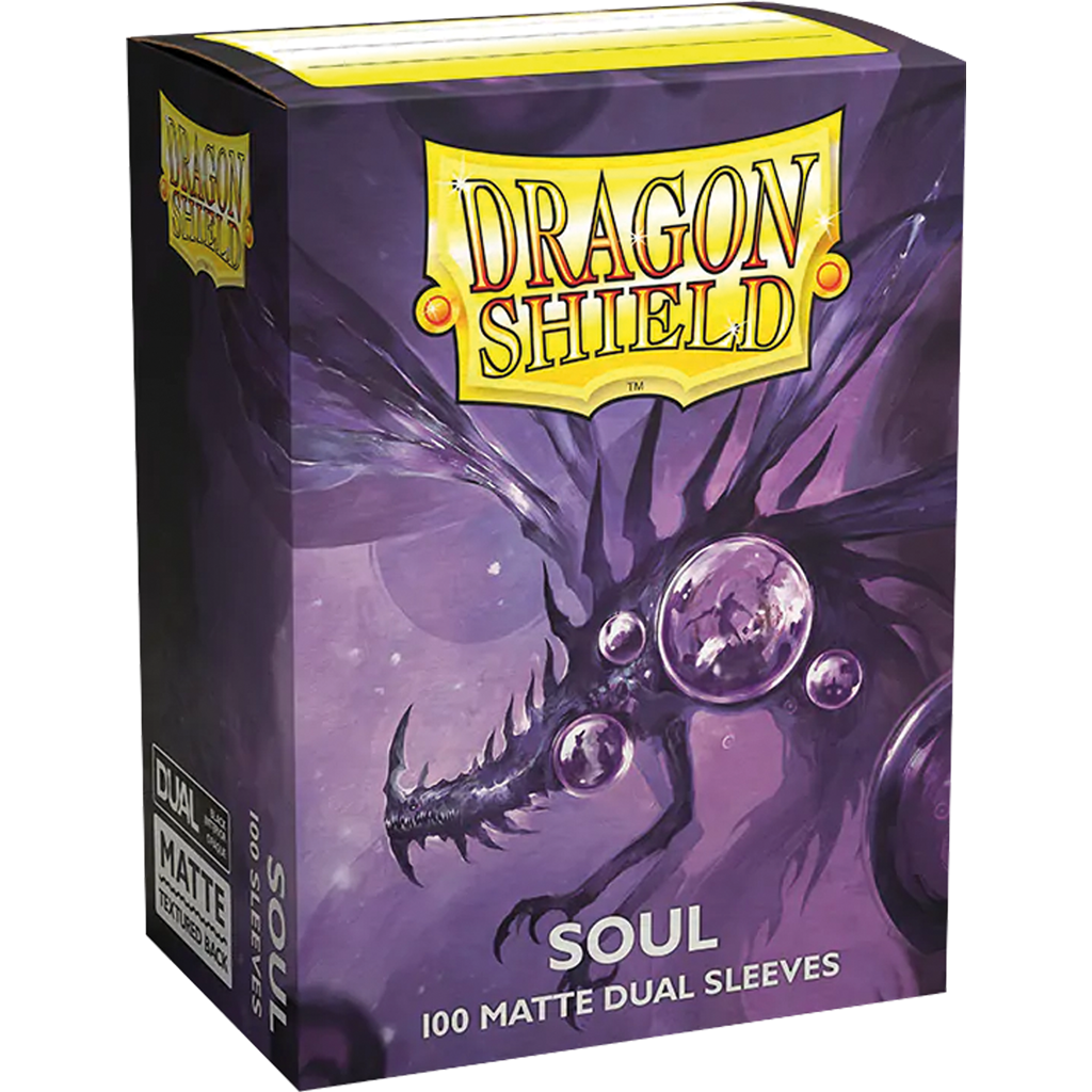 Sleeves Format Standard Dragon Shield - Dos Mat Violet (Soul) - Boîte de 50