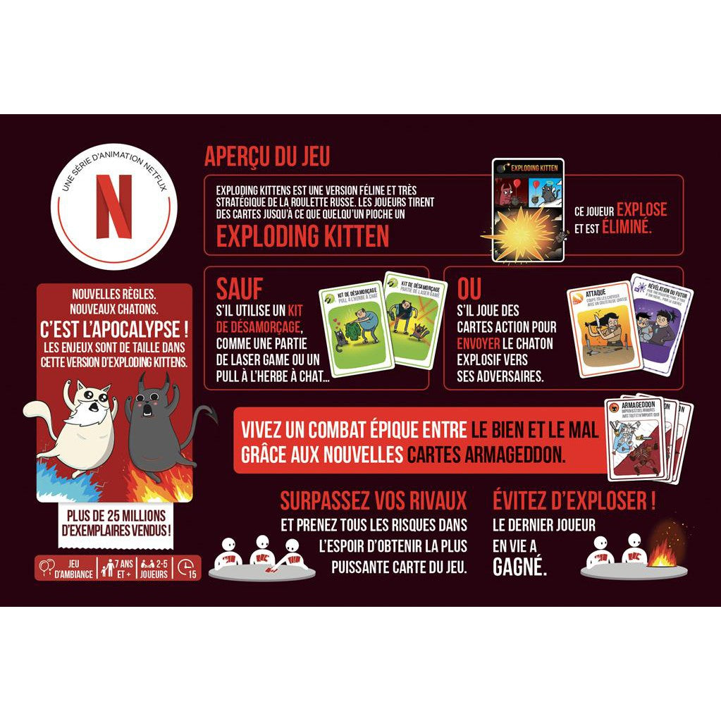 exploding kittens bien vs mal regle