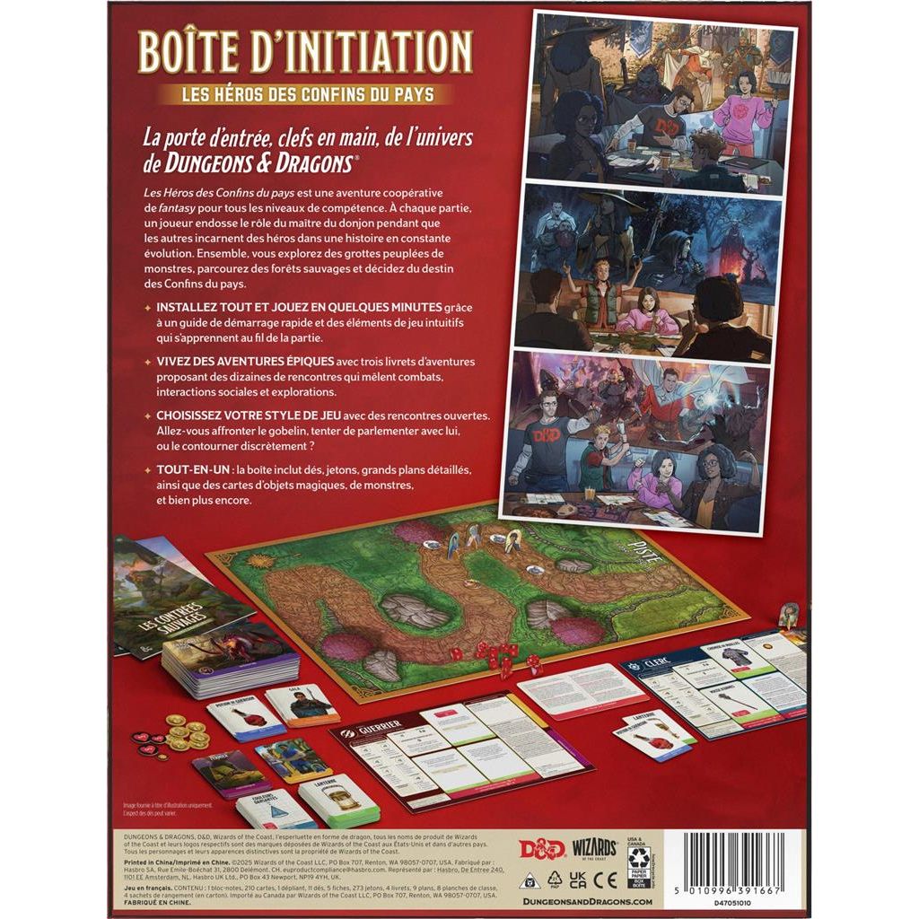 boite d'initiation donjons et dragons