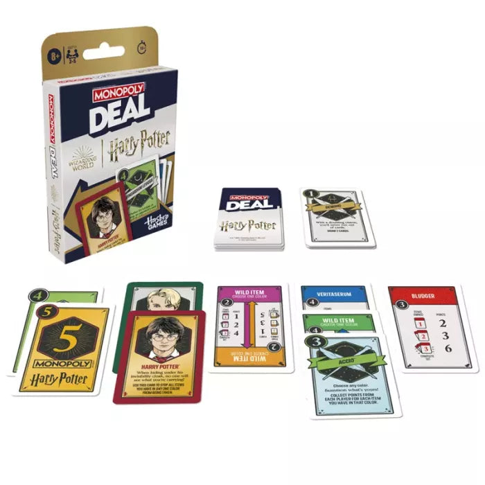 Monopoly Deal – Édition Harry Potter : rapide, magique et stratégique !