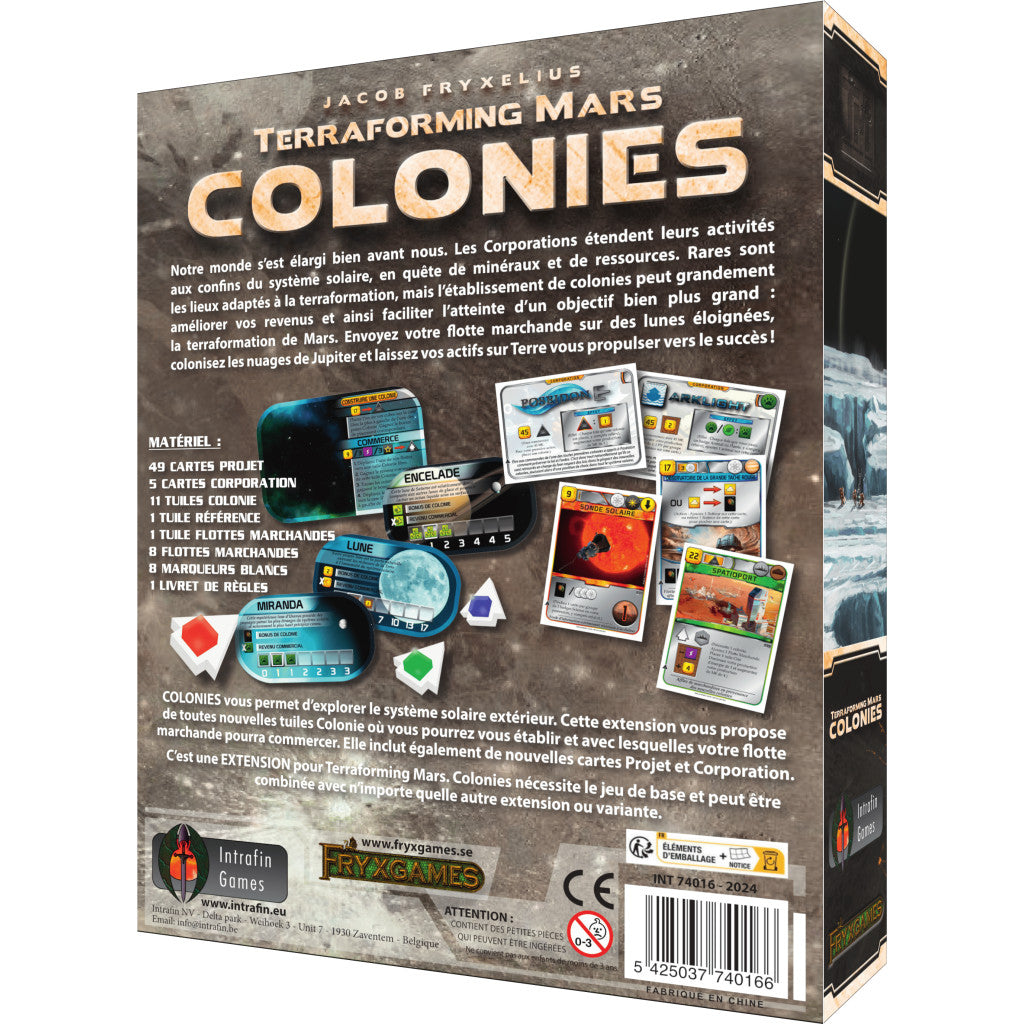 Terraforming Mars - Extension : Colonies