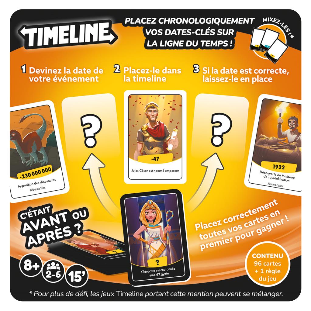 jeu de société timeline