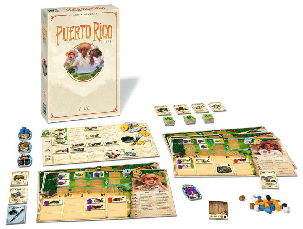 jeu de plateau stratégique puerto rico