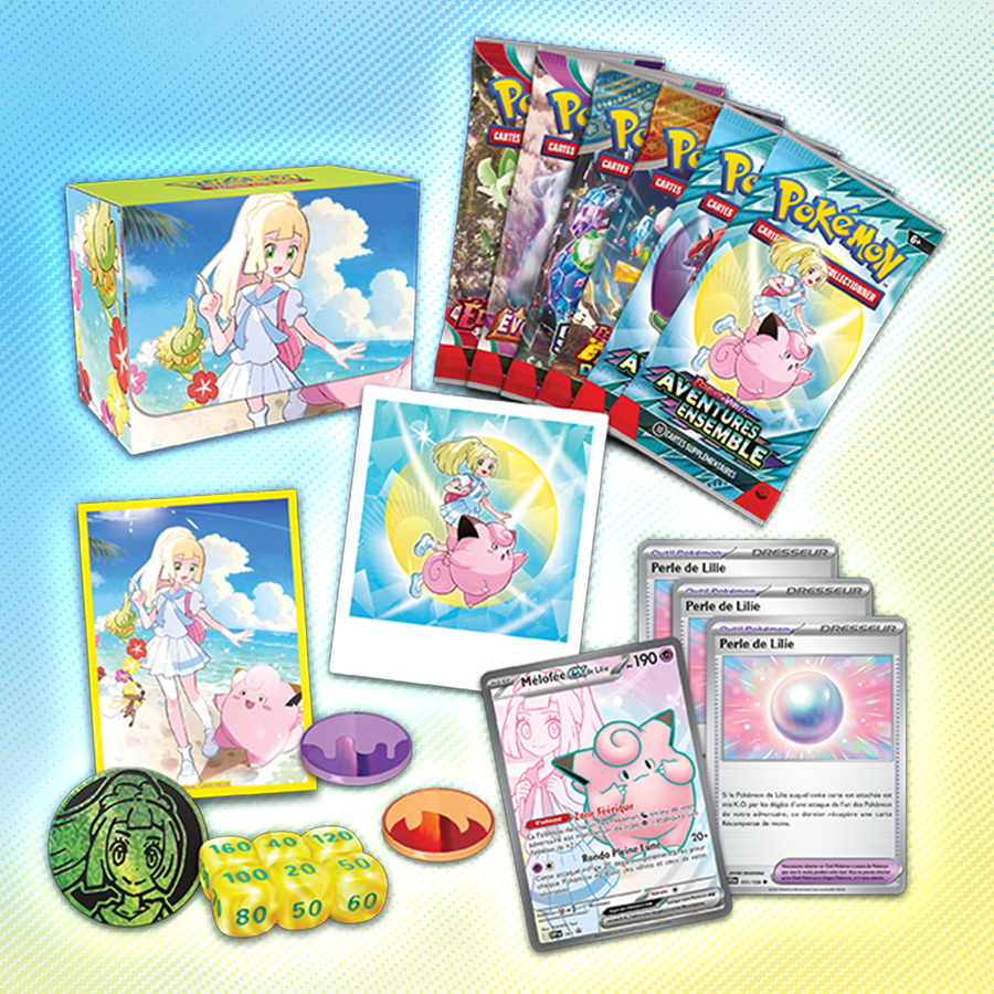 Pokémon : Coffret Collection Tournoi Premium Lilie
