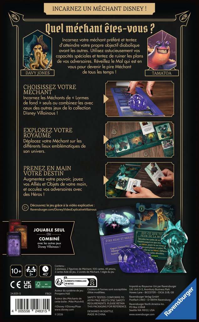 villlainous jeu de société disney