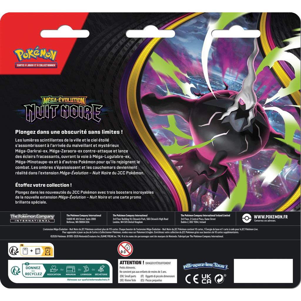 pack  boosters pokémon nuit noire