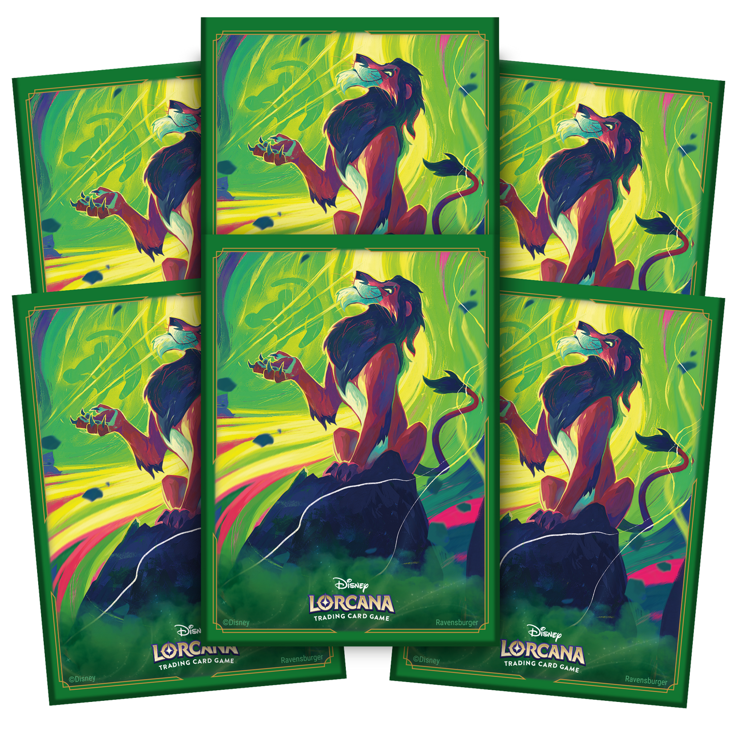 Disney Lorcana - Set 6 La Mer Azurite - Protège Cartes Scar