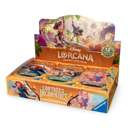 Disney Lorcana - Chapitre 12 - Display de 24 boosters Contrées Inconnues