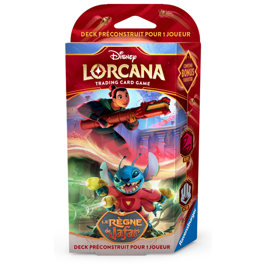Disney Lorcana - Chapitre 8 - Le Règne de Jafar - Starter A Mulan et Stitch