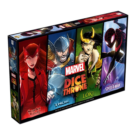 Dice Throne Marvel : Thor, Loki, Siderman, Scarlet Witch