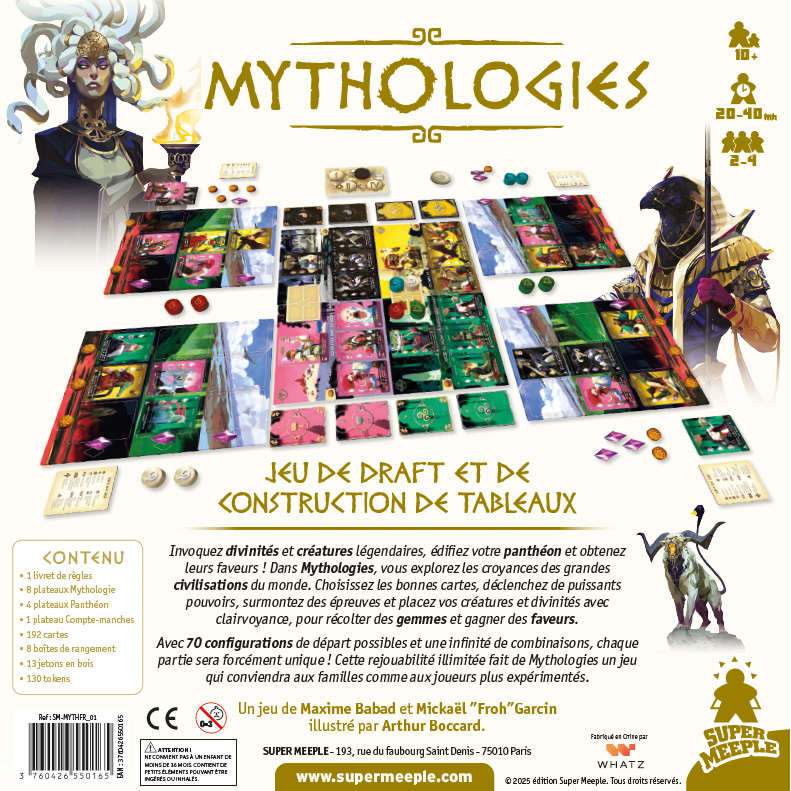 jeu de plateau mythologies