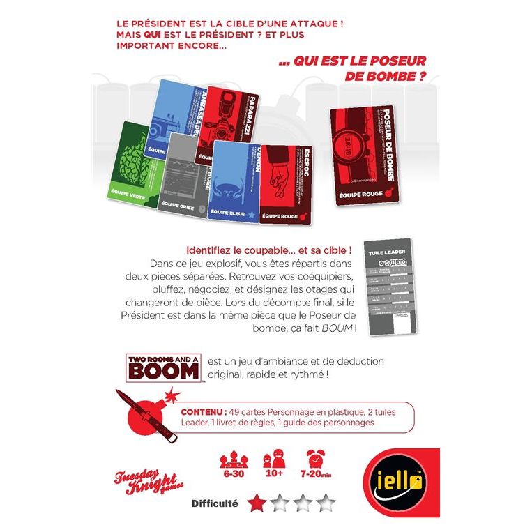 Two Rooms and a BOOM : édition rouge