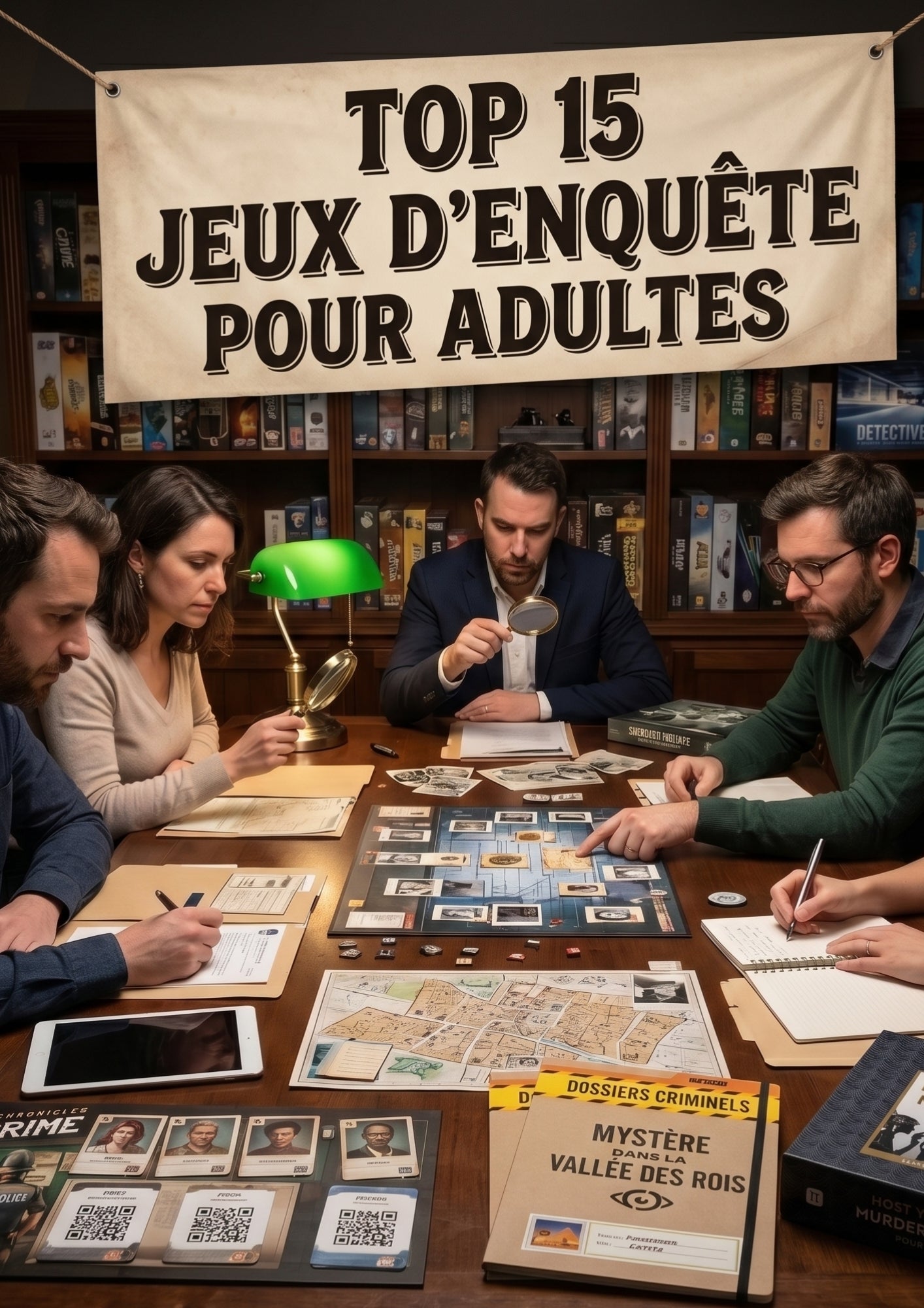 Jeux d'Enquête pour Adultes