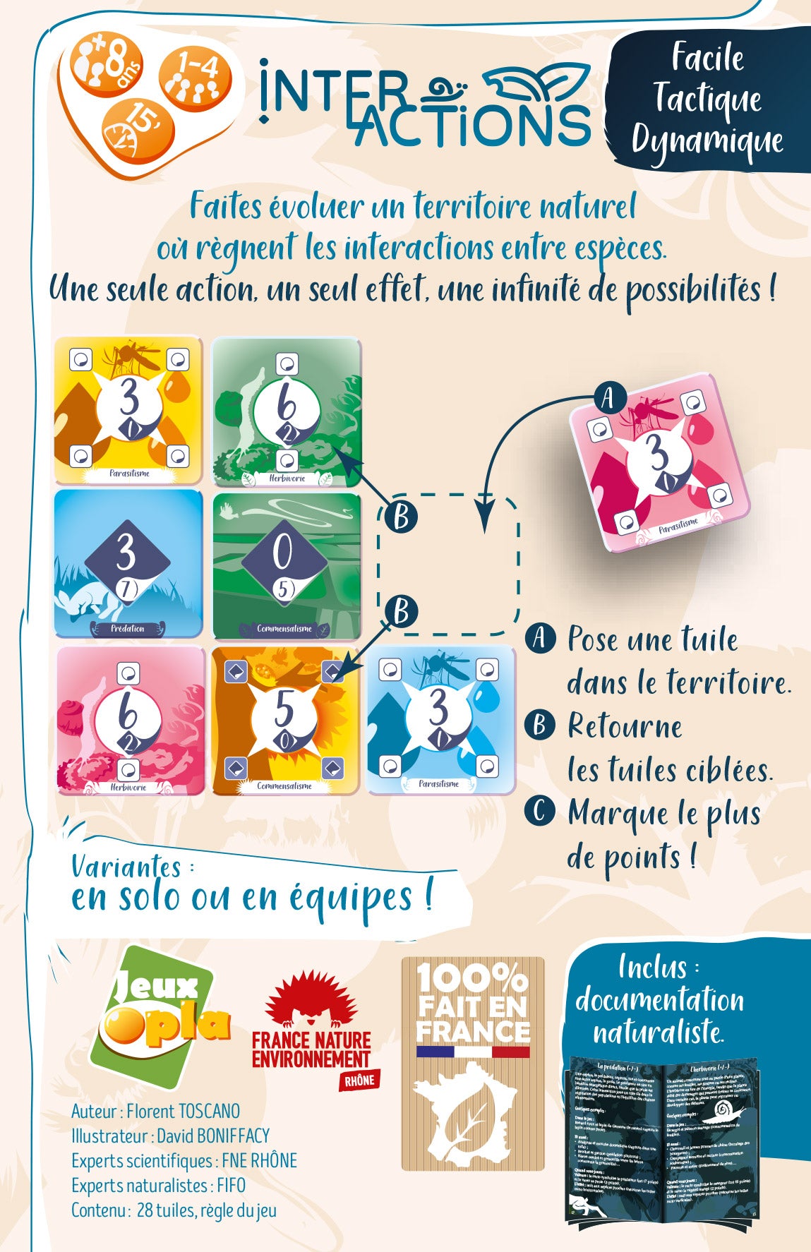 jeu de société interactions