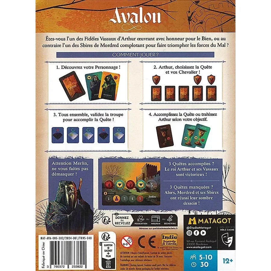 jeu de société rôles cachés