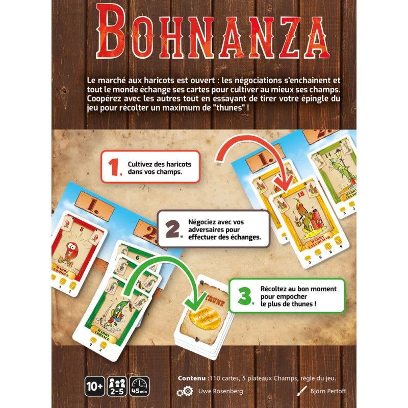 jeu de cartes bohnanza
