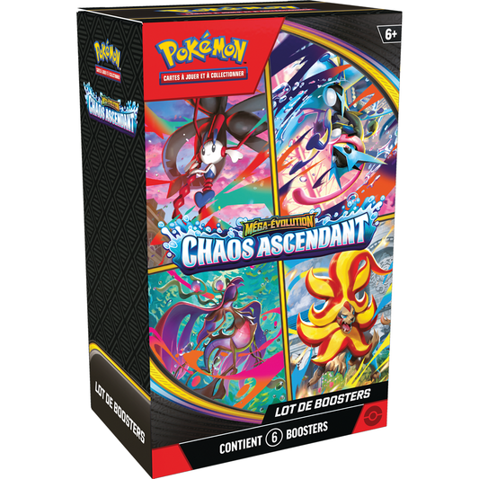 bundle 6 boosters pokémon chaos ascendant