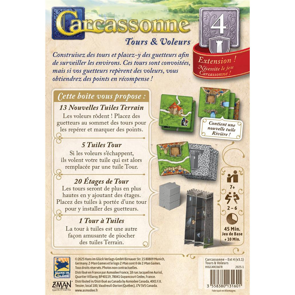 Carcassonne : Tours et Voleurs (extension)