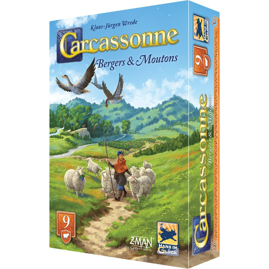 Carcassonne moutons et collines la boite de jeu