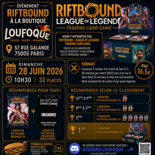 Riftbound Win a Box Clash Loufoque - 32 joueurs