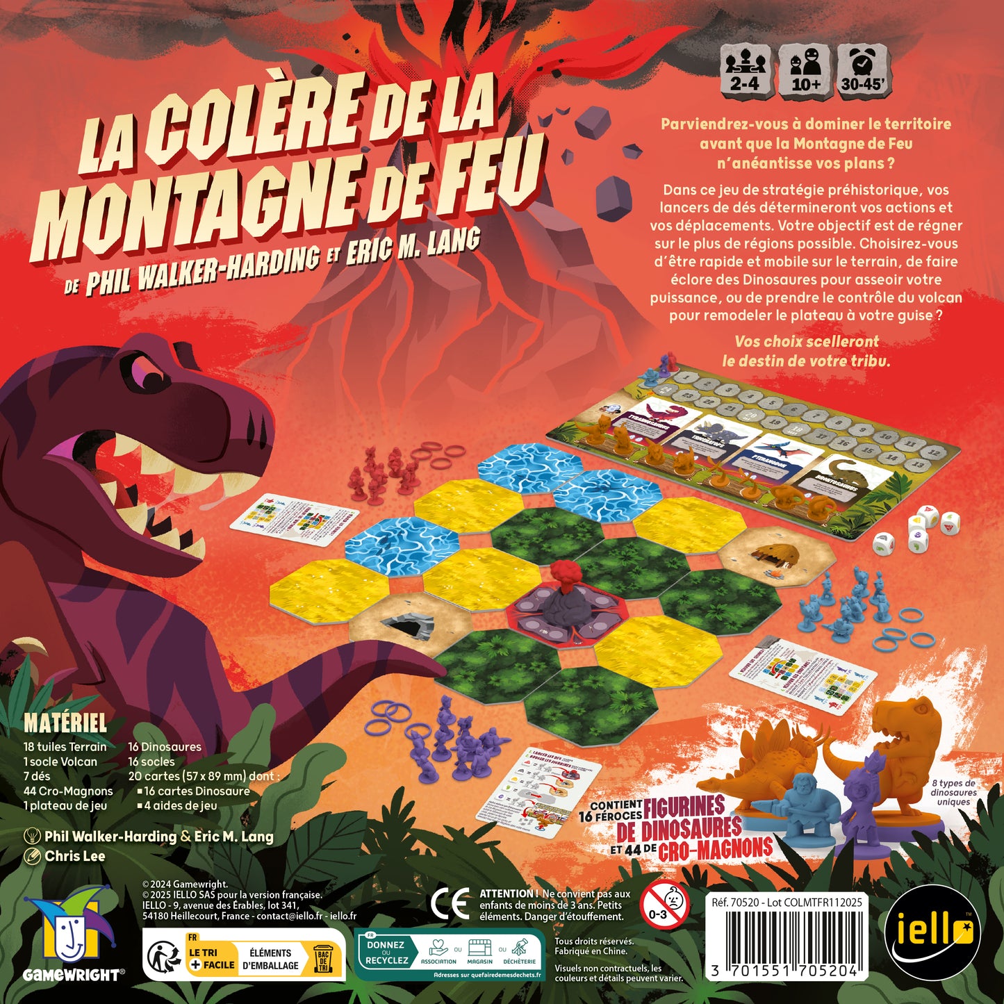 jeu de société la colère de la montagne de feu