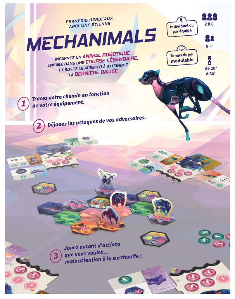 jeu de course mechanimals