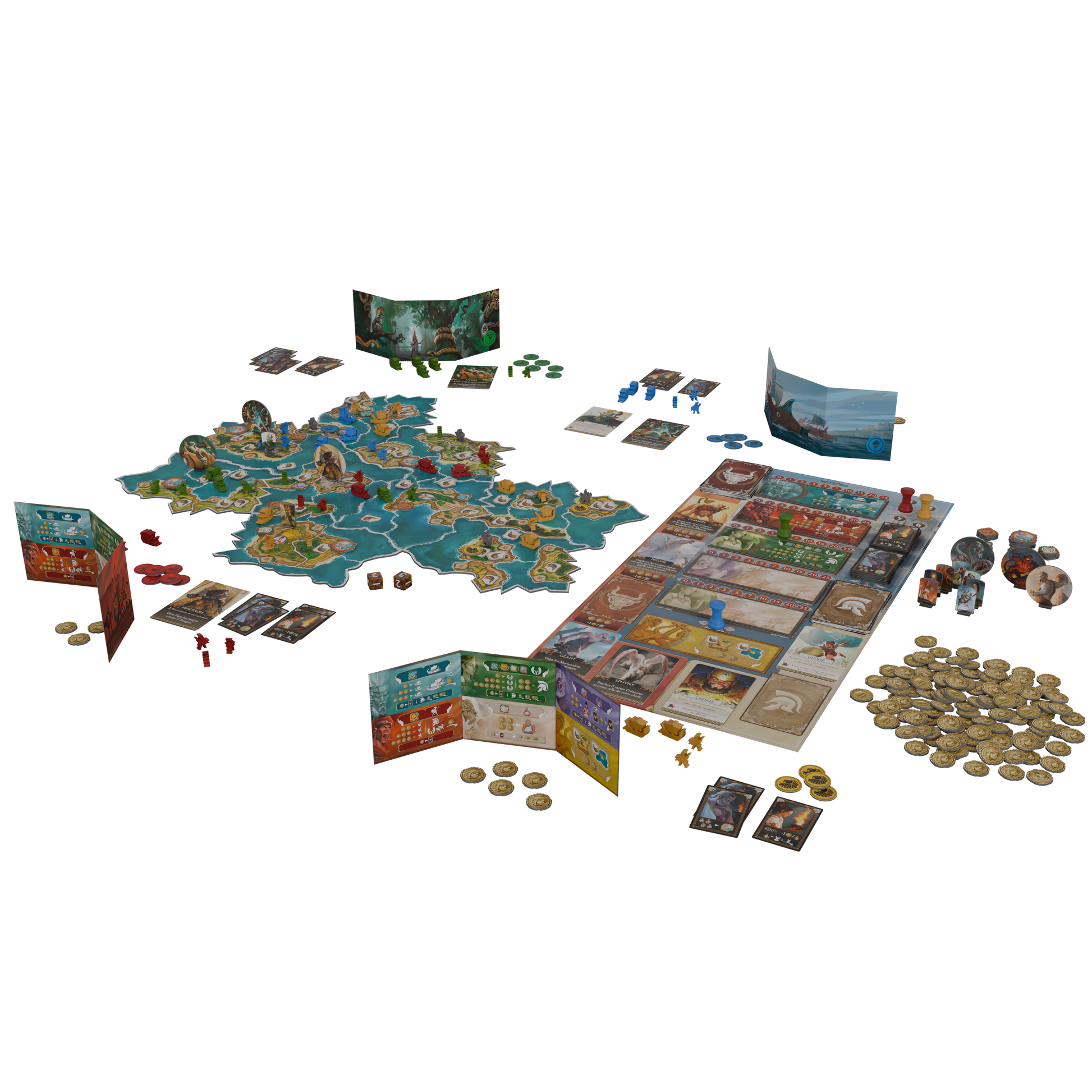 jeu cyclades contenu figurines