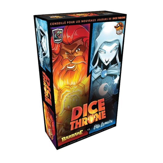 Dice Throne S1 : Barbare VS Elfe Lunaire