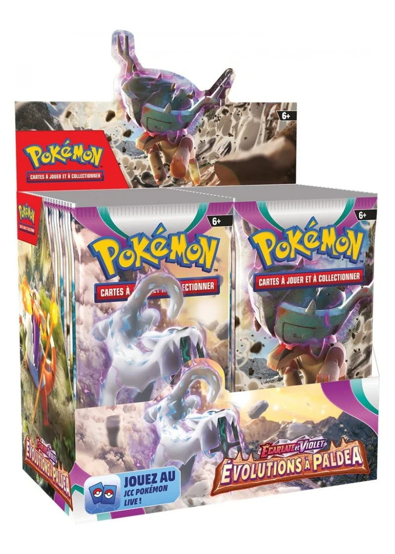 Display pokémon ev02 évolutions à paldéa