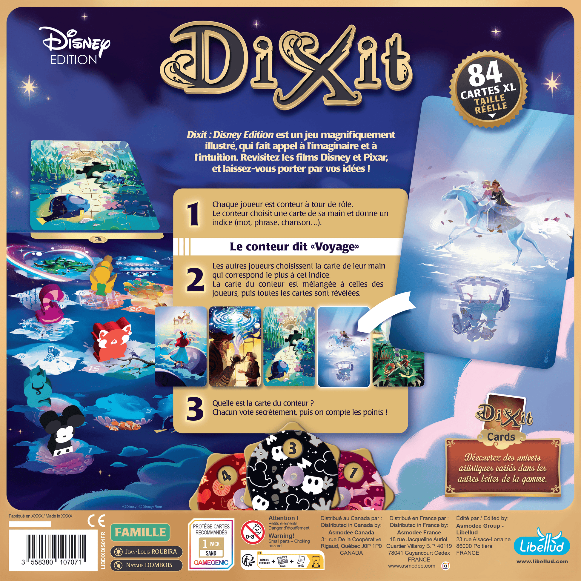 boite de jeu dixit disney