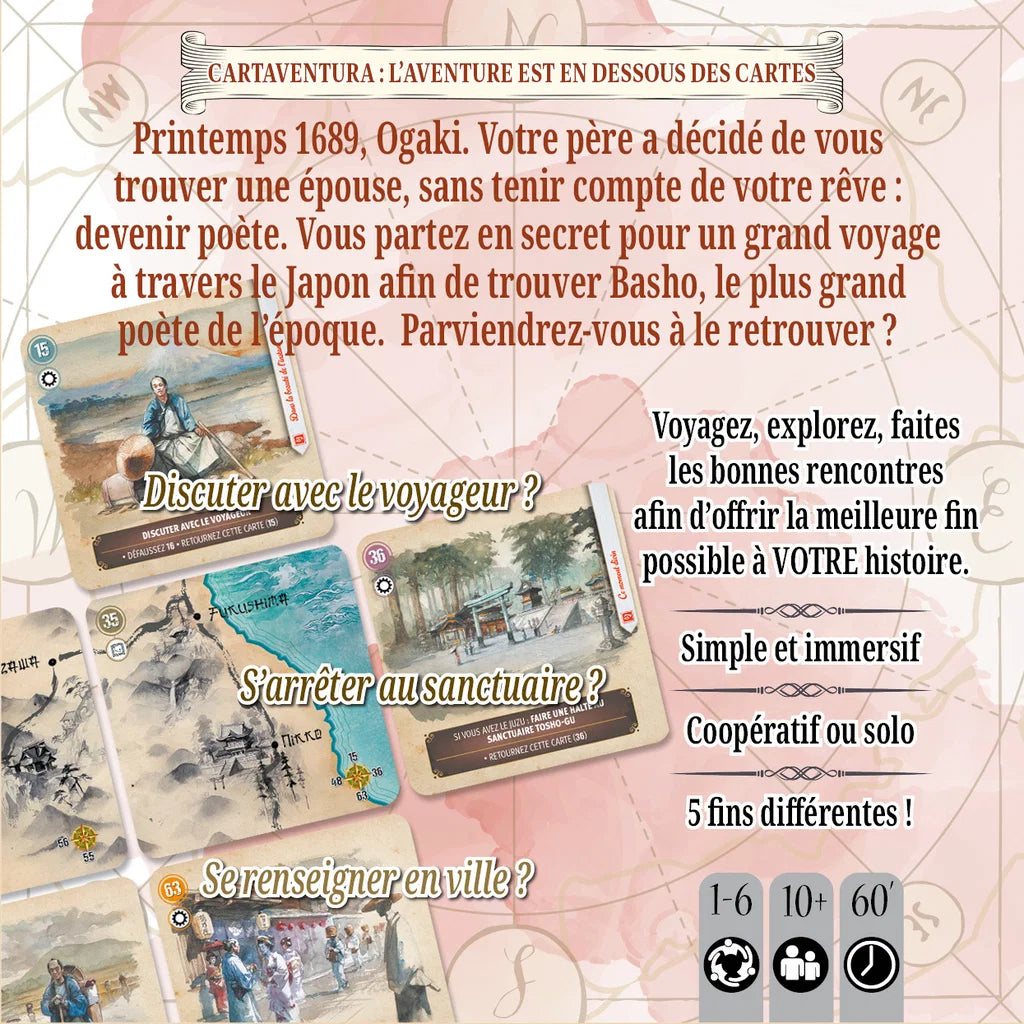 jeu cartaventura haiku