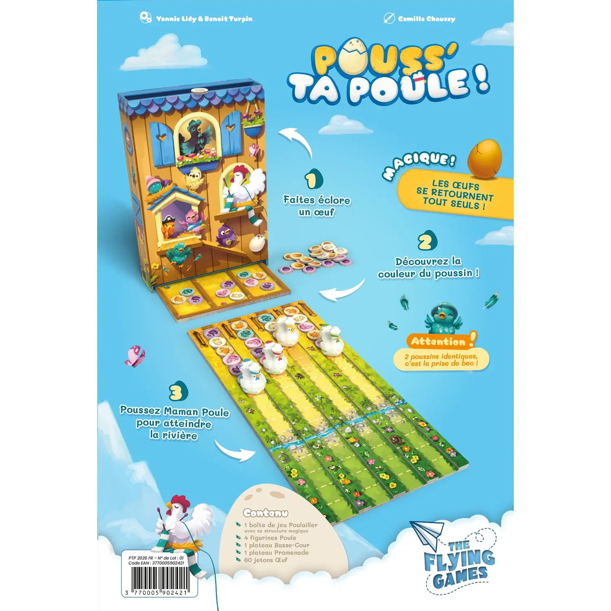 jeu de société enfants pouss ta poule