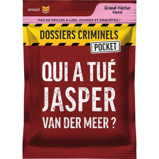 Dossiers Criminels Pocket : Qui a tué Jasper Van Der Meer ?