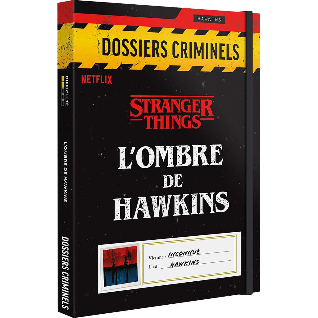 Dossier criminel stranger things boite de jeu