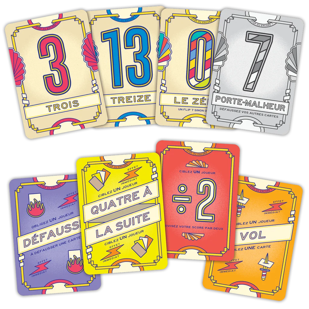 cartes flip 7 vengeance