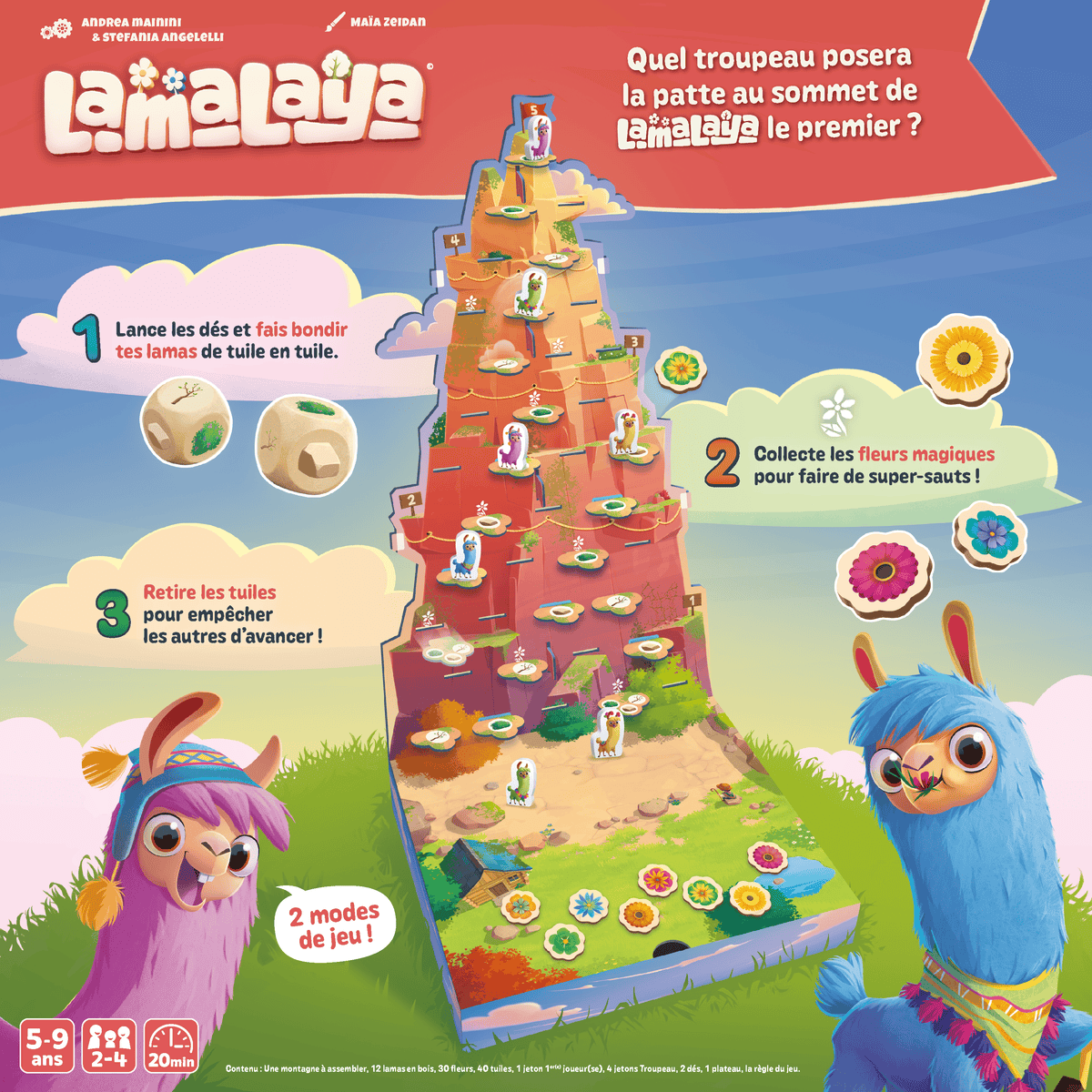 Jeux de société enfant noel lama