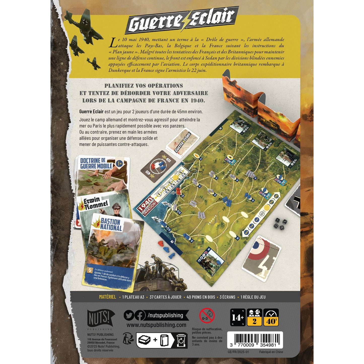 jeu de société seconde guerre mondiale