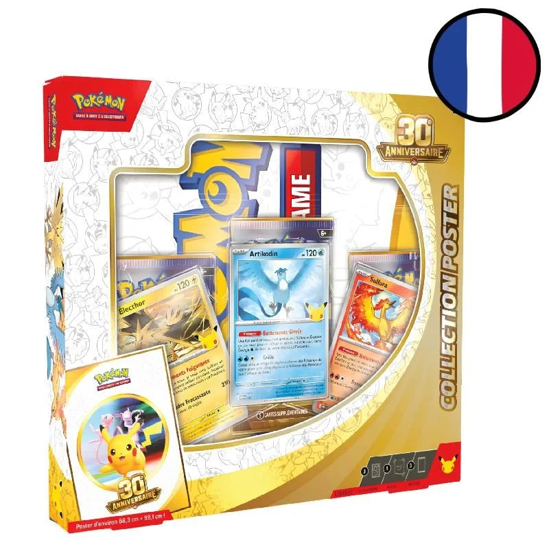 Pokémon - 30e Anniversaire - Coffret Collection Poster
