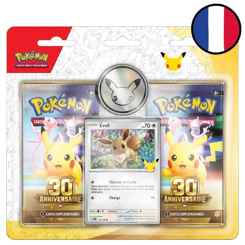 Pokémon - 30e anniversaire - Blister Duo Pack Évoli