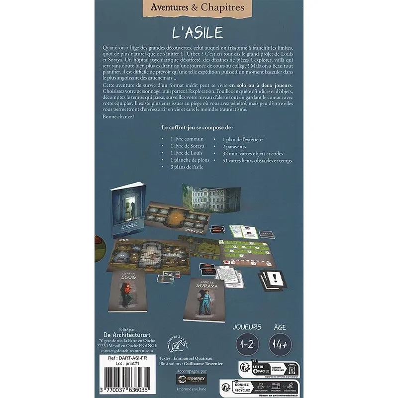 L'Asile – Livre Jeu en solo