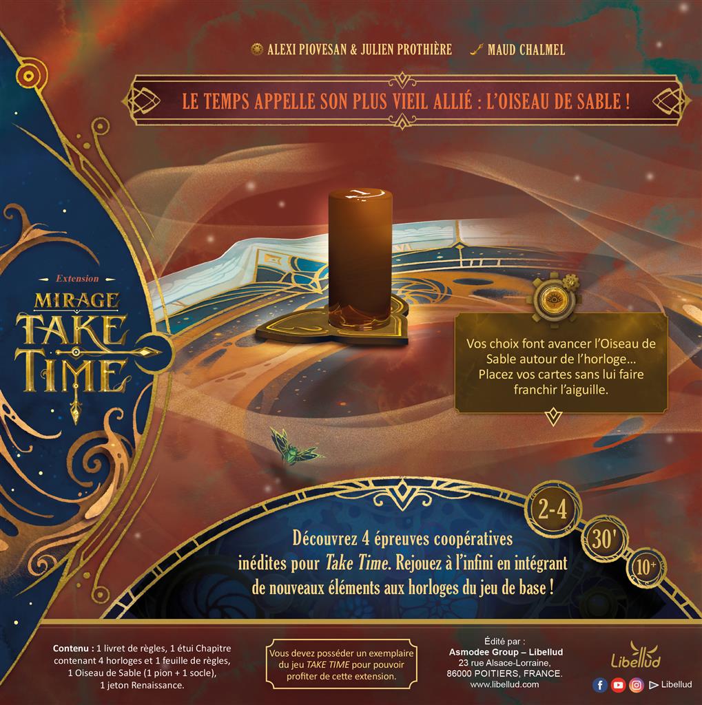 take time mirage extension